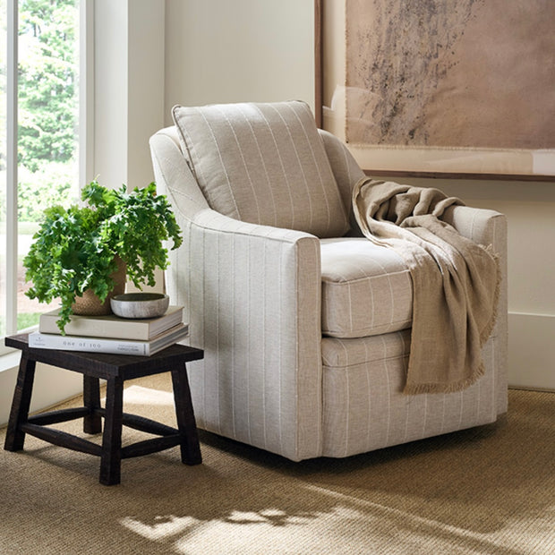 Rowe Furniture Hollins Swivel Glider Chair~ Express Collection