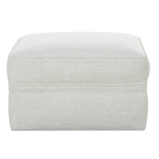 Rowe Furniture Kara Nomad Snow Performance Fabric Ottoman ~ Express Collection