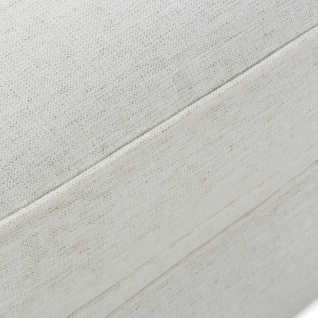Rowe Furniture Kara Nomad Snow Performance Fabric Ottoman ~ Express Collection