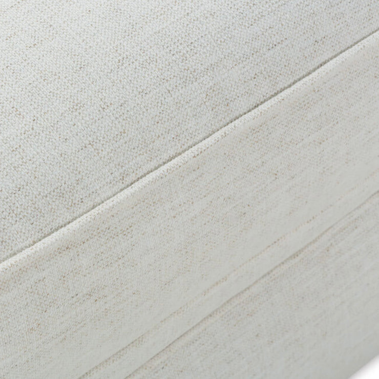 Rowe Furniture Kara Nomad Snow Performance Fabric Ottoman ~ Express Collection