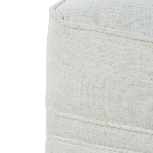 Rowe Furniture Kara Nomad Snow Performance Fabric Ottoman ~ Express Collection