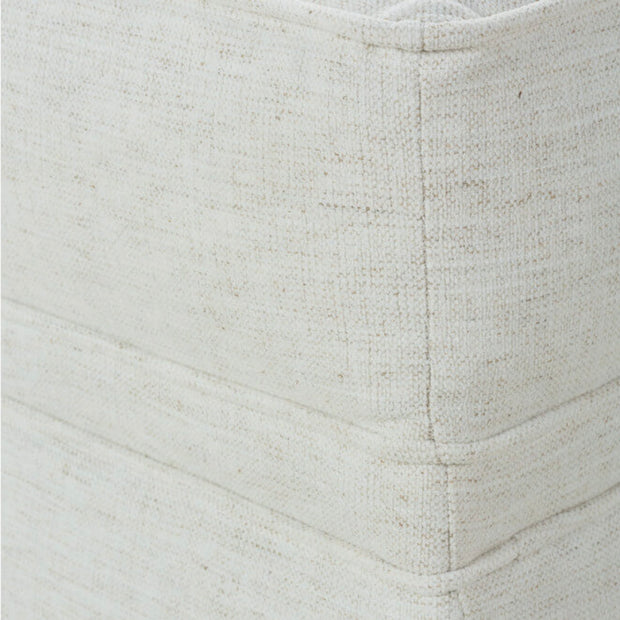 Rowe Furniture Kara Nomad Snow Performance Fabric Ottoman ~ Express Collection