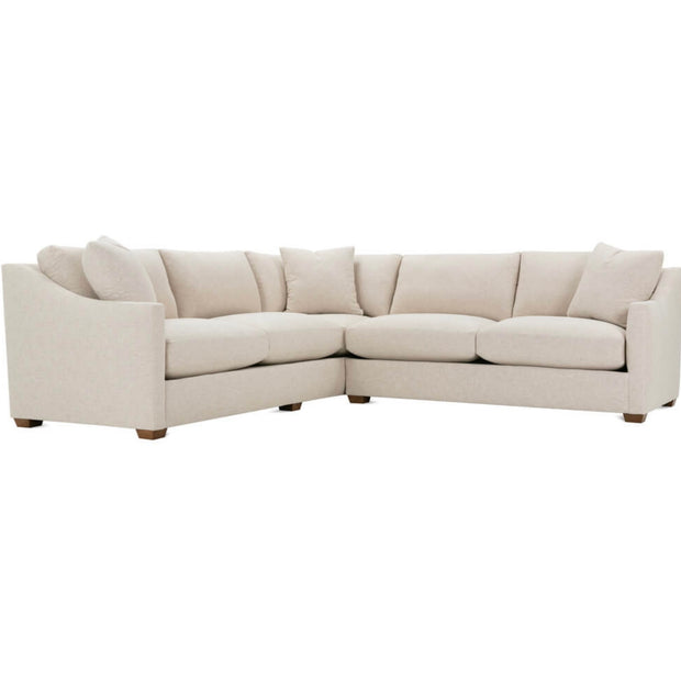 Rowe Furniture Bradford Performance Fabric 111” Sectional ~ Express Collection