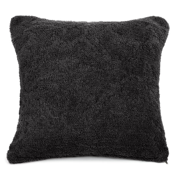 Kashwere Ultra Soft Midnight Grey 24x24 Cloud Pillow with Plush Insert