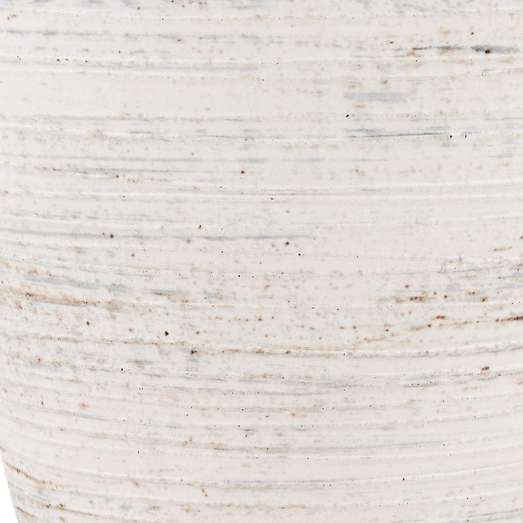 Uttermost Inara Creamy White Vases ~ Set Of 2 ~ Indoor And Outdoor Use