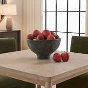 Uttermost Komorebi Matte Black Bowl ~ Indoor And Outdoor Use