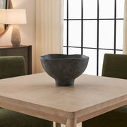 Uttermost Komorebi Matte Black Bowl ~ Indoor And Outdoor Use