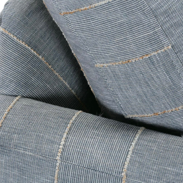 Rowe Furniture Allie Blue Stripe Swivel Chair ~ Express Collection