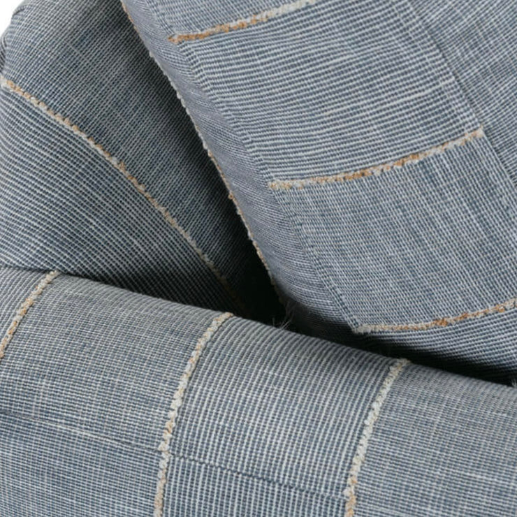Rowe Furniture Allie Blue Stripe Swivel Chair ~ Express Collection