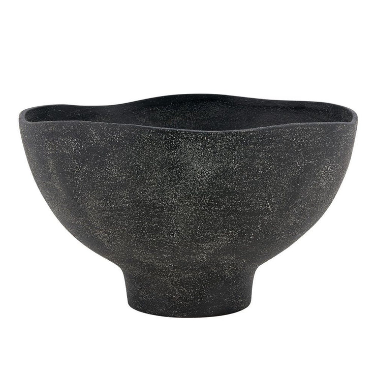 Uttermost Komorebi Matte Black Bowl ~ Indoor And Outdoor Use