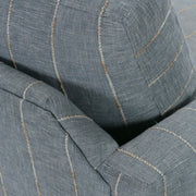 Rowe Furniture Allie Blue Stripe Swivel Chair ~ Express Collection