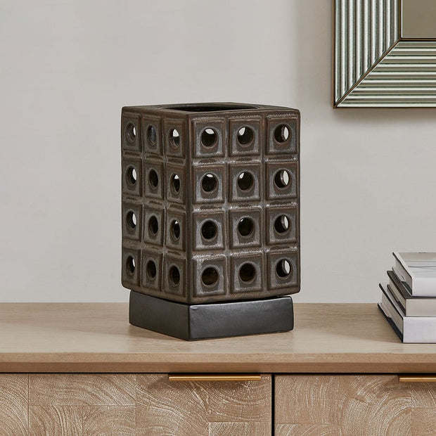 Uttermost Lattice Lantern Candleholder ~ Indoor And Outdoor Use