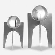 Uttermost Ellianna Silver Crystal Spheres Set of 2 Sculptural Objects