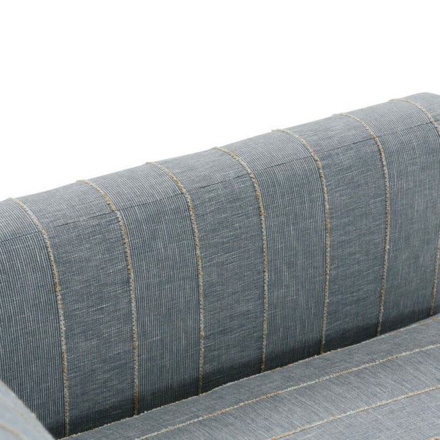 Rowe Furniture Allie Blue Stripe Swivel Chair ~ Express Collection