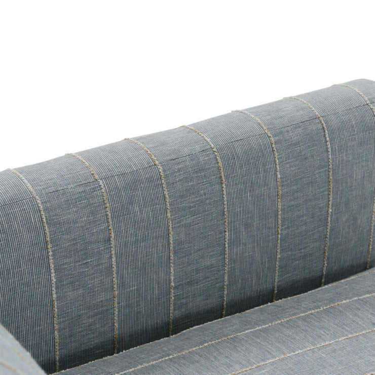 Rowe Furniture Allie Blue Stripe Swivel Chair ~ Express Collection