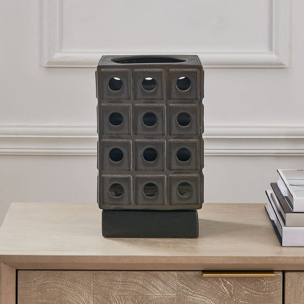 Uttermost Lattice Lantern Candleholder ~ Indoor And Outdoor Use