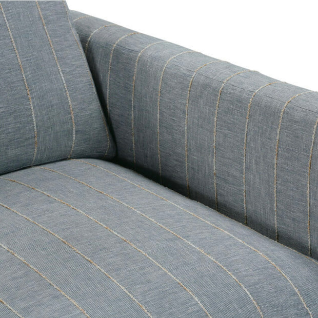 Rowe Furniture Allie Blue Stripe Swivel Chair ~ Express Collection