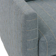 Rowe Furniture Allie Blue Stripe Swivel Chair ~ Express Collection