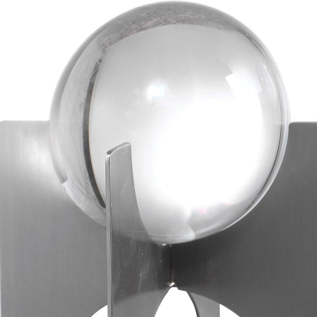 Uttermost Ellianna Silver Crystal Spheres Set of 2 Sculptural Objects
