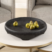 Uttermost Resonance Rich Black Bowl ~ Indoor And Outdoor Use