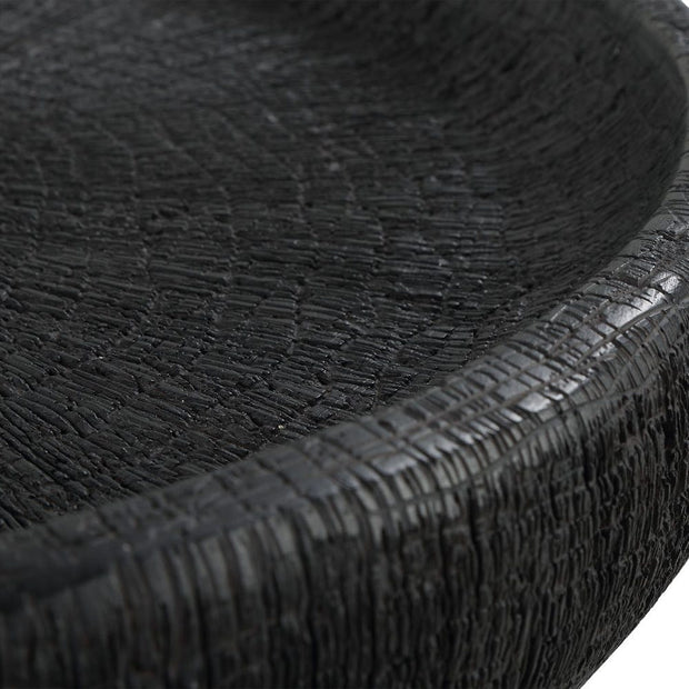 Uttermost Resonance Rich Black Bowl ~ Indoor And Outdoor Use