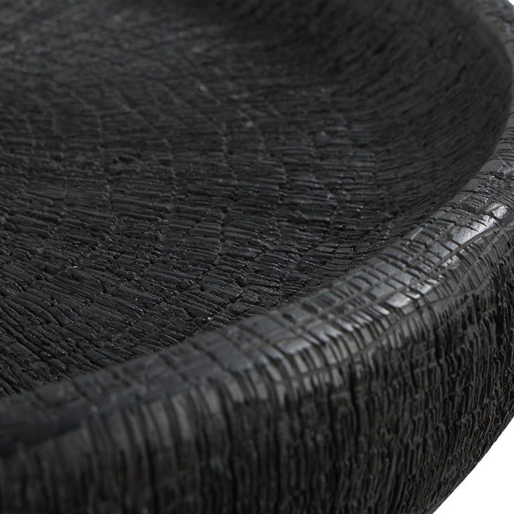 Uttermost Resonance Rich Black Bowl ~ Indoor And Outdoor Use