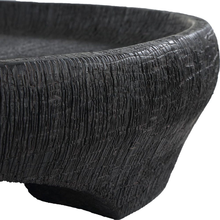 Uttermost Resonance Rich Black Bowl ~ Indoor And Outdoor Use