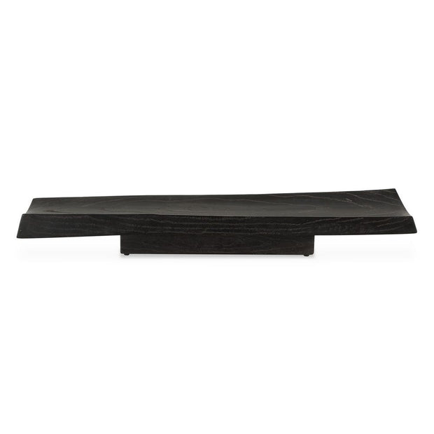 Uttermost Ciaran Deep Black Rustic Tray ~ Indoor And Outdoor Use
