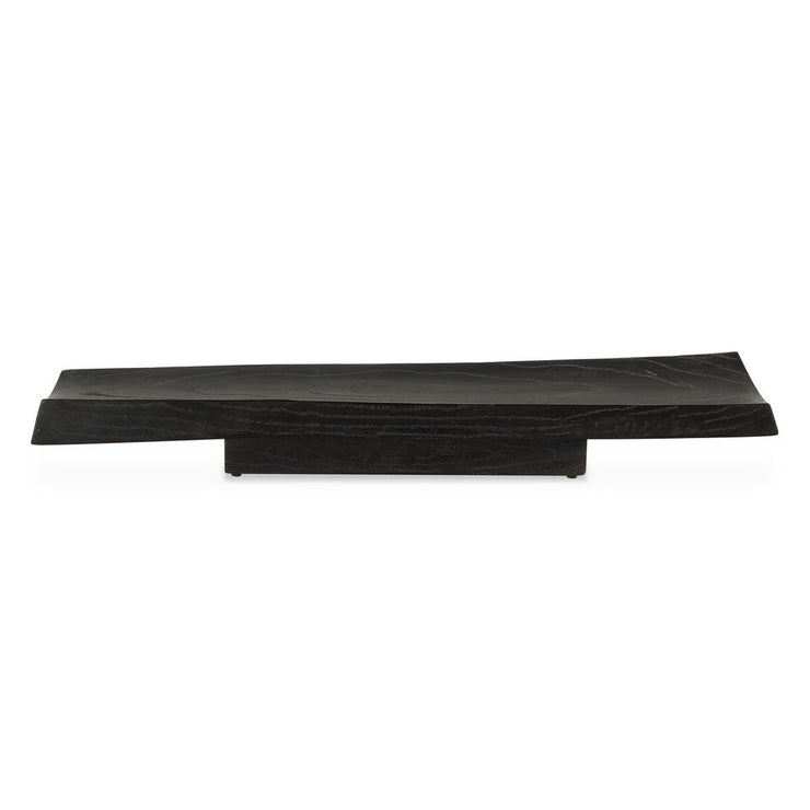 Uttermost Ciaran Deep Black Rustic Tray ~ Indoor And Outdoor Use