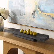 Uttermost Ciaran Deep Black Rustic Tray ~ Indoor And Outdoor Use