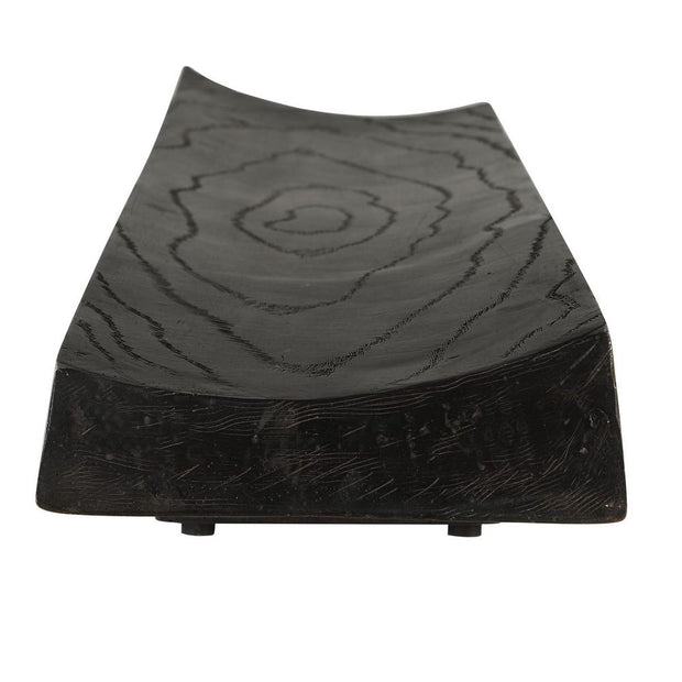 Uttermost Ciaran Deep Black Rustic Tray ~ Indoor And Outdoor Use
