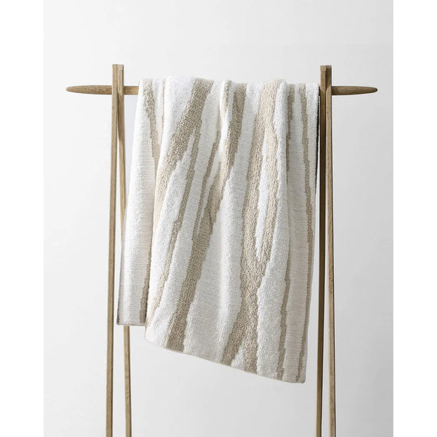 Sunday Citizen Sahara Tan and Off White Woodland Throw