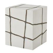 Uttermost Rocklyn Smooth White Garden Stool