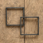 Uttermost Paltrow Rich Burl and Oak Wood 2 Door Cabinet