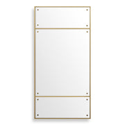 Uttermost Wrenton Polished Brass Rectangle Mirror
