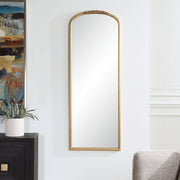 Casa Bella Living Tall Decorative Arched Antique Gold Mirror