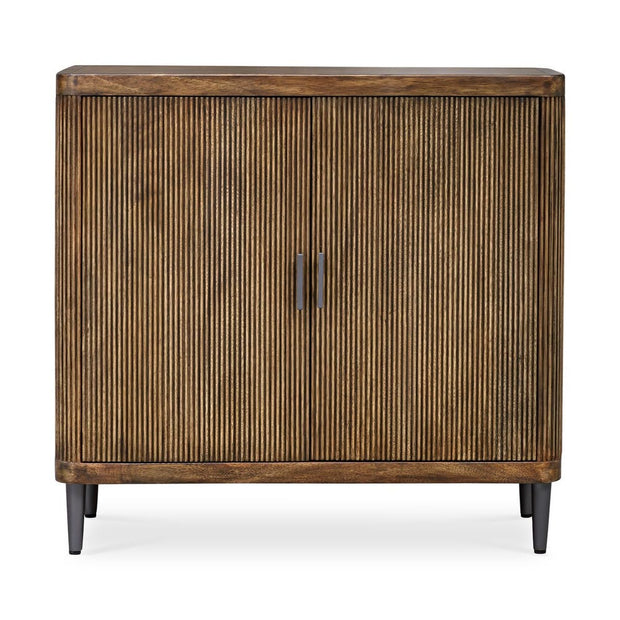 Uttermost Pinstripe Warm Walnut 2- Door Cabinet