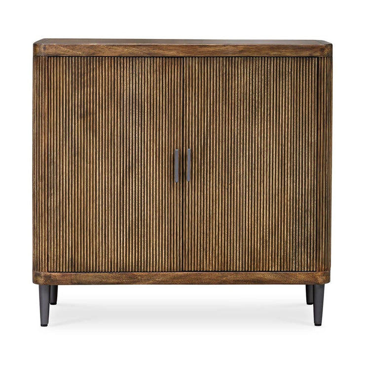 Uttermost Pinstripe Warm Walnut 2- Door Cabinet