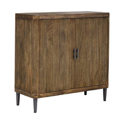 Uttermost Pinstripe Warm Walnut 2- Door Cabinet