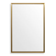 Uttermost Heisler Brushed Brass Rectangle Mirror