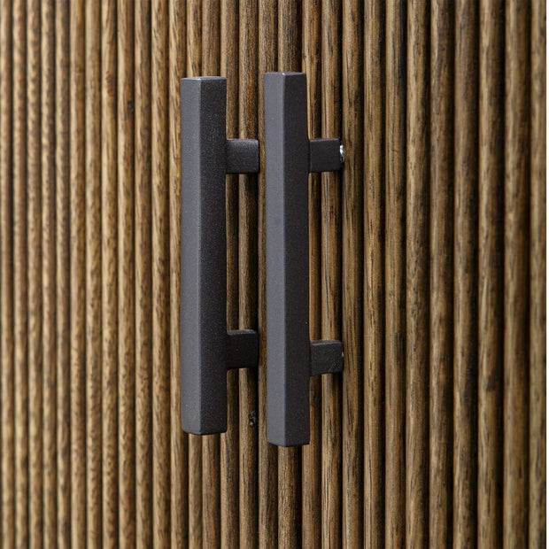 Uttermost Pinstripe Warm Walnut 2- Door Cabinet