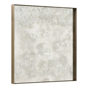 Uttermost Fredric Decorative Brushed Brass Square Mirror