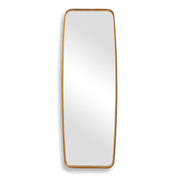 Casa Bella Living Tall Gold Leaf Mirror With Rounded Corners
