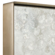 Uttermost Fredric Decorative Brushed Brass Square Mirror