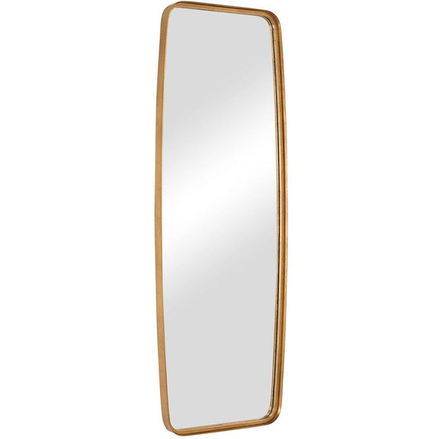 Casa Bella Living Tall Gold Leaf Mirror With Rounded Corners