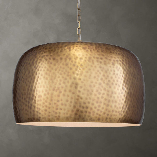 Uttermost Lemont Antique Brass 1 Light Pendant