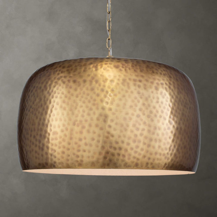 Uttermost Lemont Antique Brass 1 Light Pendant