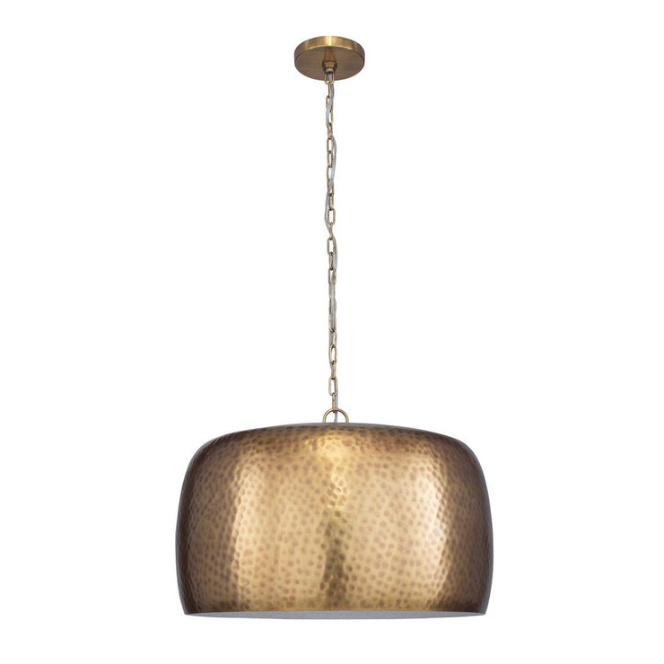 Uttermost Lemont Antique Brass 1 Light Pendant