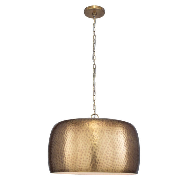 Uttermost Lemont Antique Brass 1 Light Pendant