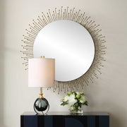 Uttermost Aga Gold Round Mirror